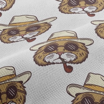 Cool Smoking Pipe Cat Performance Linen
