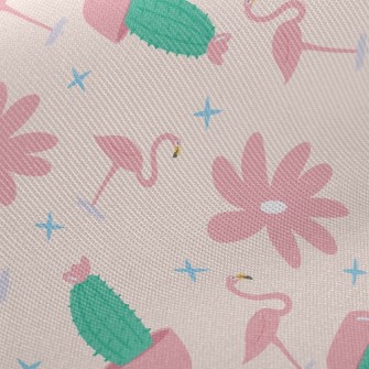 Flamingo Cactus Twill