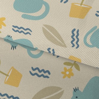 Daze Cat And Flowerpot Waterproof Oxford