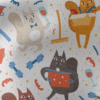 Cat’s Home Life Waterproof Canvas