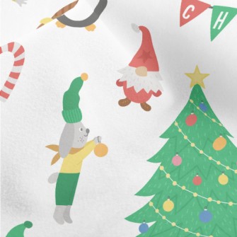 Christmas Animal Party Micro Fleece