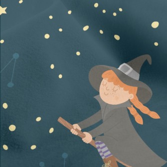 Full Moon Witch Owl Micro Fleece