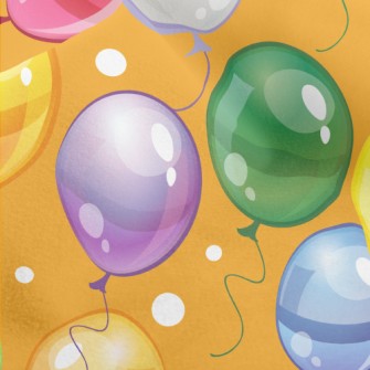 Colorful Oval Balloon Micro Fleece