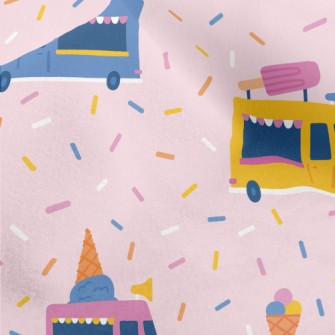 Ice Cream Truck Micro Fleece