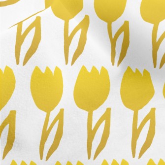 Golden Tulips Micro Fleece