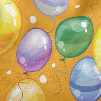 Colorful Oval Balloon Minky