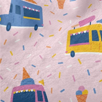Ice Cream Truck Minky