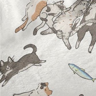 Snatch The Little Fish Cat Minky