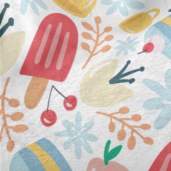 Garden Picnic Popsicles Minky