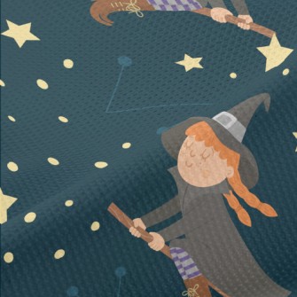 Full Moon Witch Owl Piqué