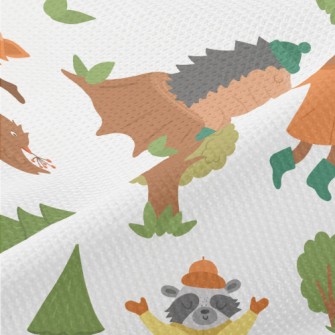 Small Animals Playing In The F Piqué