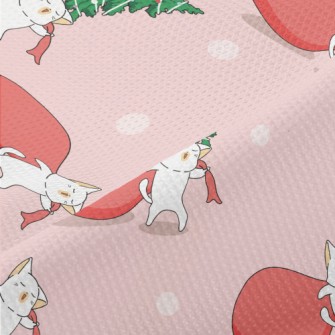 Cat Carries Gifts Piqué