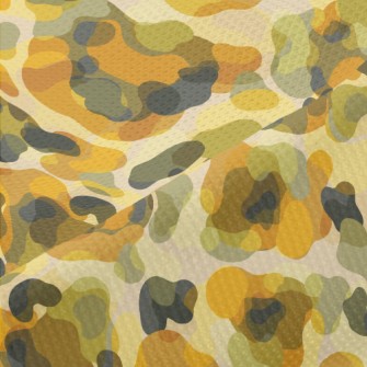 Abstract Watercolor Blocks Piqué