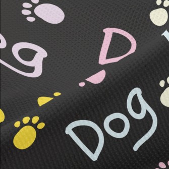 Fluorescent Dog In English Piqué