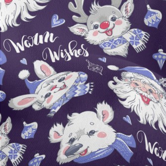 Happy Santa Claus Lightweight Performance Linen