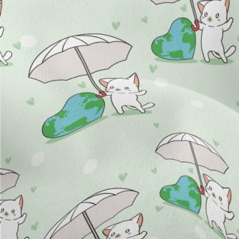 Cats Love The Earth Lightweight Performance Linen