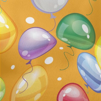 Colorful Oval Balloon Lightweight Performance Linen
