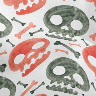 Watercolor Two-color Skull Lightweight Performance Linen