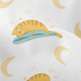 Lazy Sleeping Cat Lightweight Performance Linen