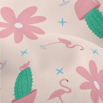Flamingo Cactus Lightweight Performance Linen