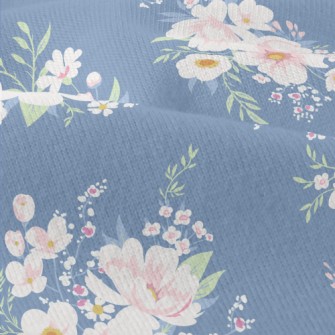 Pink Retro Flowers Modern Jersey