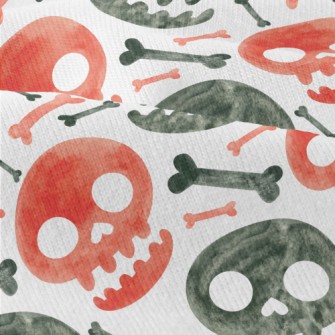 Watercolor Two-color Skull Modern Jersey