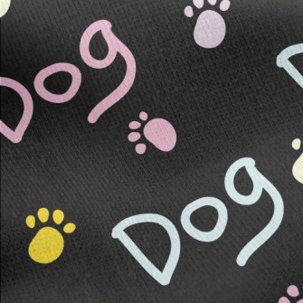 Fluorescent Dog In English Jersey Backed Fleece
