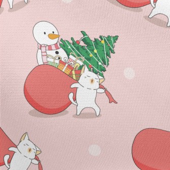 Cat Carries Gifts Pongee