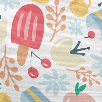 Garden Picnic Popsicles Pongee