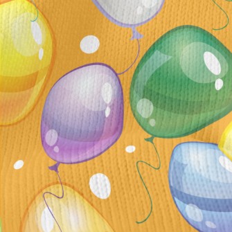 Colorful Oval Balloon Stretch Jersey