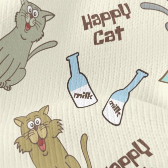 Happy Kitten Stretch Jersey