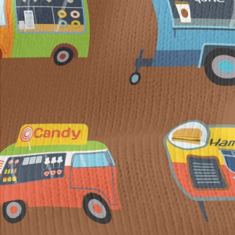 Various Food Trucks Stretch Jersey