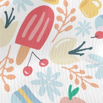Garden Picnic Popsicles Stretch Jersey