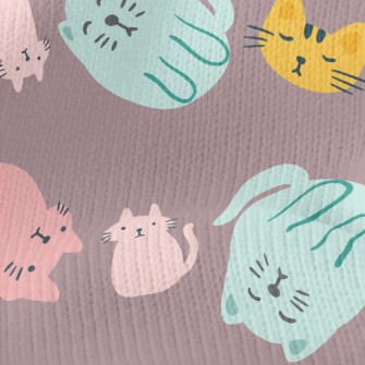 Cute Cat Family Stretch Jersey