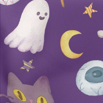 Bloody Eyes And Ghosts Lightweight Cotton Poplin