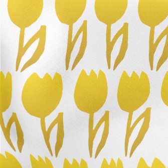 Golden Tulips Lightweight Cotton Poplin