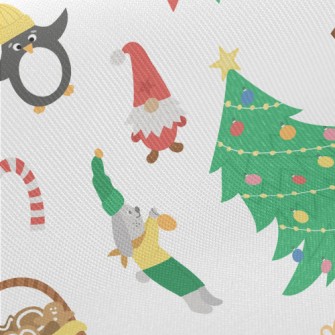 Christmas Animal Party Midweight Cotton Poplin