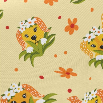 Shy Flower Dog Midweight Cotton Poplin