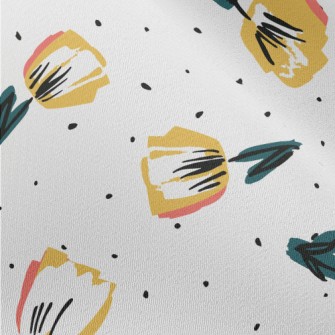 Graffiti Flowers Chiffon