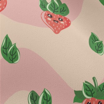 Strawberry With Different Expr Chiffon