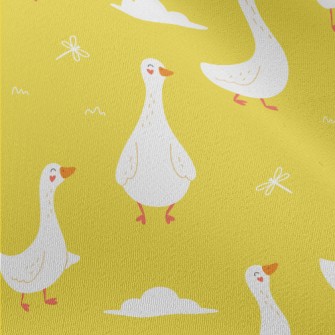 Smiling White Goose Chiffon