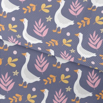 Slow Walking White Goose Waterproof Oxford