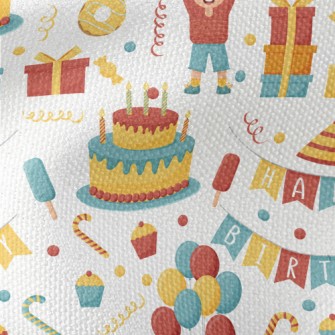 Boys Birthday Party Waterproof Canvas
