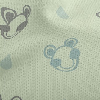 Line Geometric Frog Athletic Mesh Flat Back