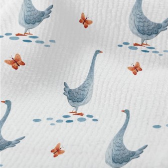 Beautiful Watercolor Goose Terry