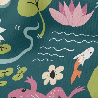 Colorful Spotted Frog Terry