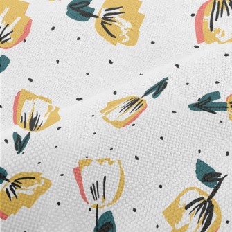 Graffiti Flowers Performance Linen