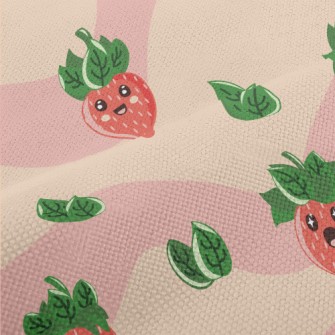 Strawberry With Different Expr Performance Linen