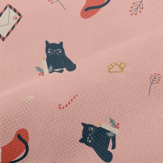 Black Cat Loves Christmas Performance Linen