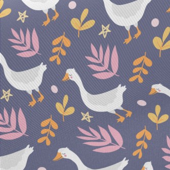 Slow Walking White Goose Twill